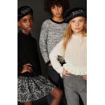 Sisley pulover pentru copii din amestec de lana culoarea alb, light