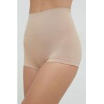 Spanx pantaloni scurti modelatori culoarea bej