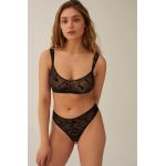 Undress Code tanga culoarea negru, transparent