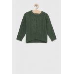 Abercrombie & Fitch pulover copii culoarea verde, light