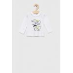 Birba&Trybeyond longsleeve bebelusi culoarea alb