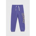 GAP pantaloni de trening pentru copii culoarea violet, cu imprimeu