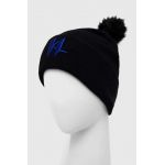 Karl Lagerfeld caciula de lana culoarea negru, de lana, din tricot gros