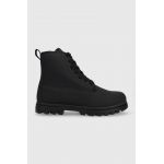 Native bocanci Johnny femei, culoarea negru, cu toc plat