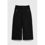 Abercrombie & Fitch pantaloni de schi pentru copii culoarea negru