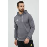 adidas Performance bluză bărbați, culoarea gri, cu glugă, uni HB0578