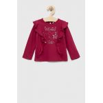 Birba&Trybeyond longsleeve bebelusi culoarea bordo