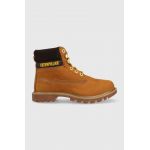 Caterpillar bocanci din piele intoarsa E Colorado femei, culoarea maro, cu toc plat