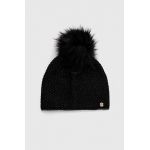 Granadilla caciula de lana Bloch culoarea negru, de lana