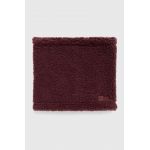 Jack Wolfskin fular impletit High Cloud femei, culoarea albastru marin, neted