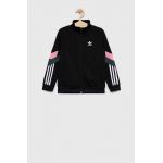 adidas Originals bluza copii culoarea negru, cu imprimeu