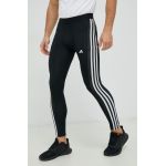 adidas Performance leggins de antrenament Techfit barbati, culoarea negru, cu imprimeu