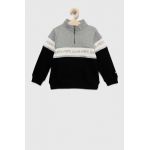 Pepe Jeans bluza copii Ethel culoarea negru, modelator