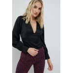 Abercrombie & Fitch bluza femei, culoarea negru, neted