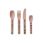 Design Letters set de tacâmuri pentru copii Kids cutlery 4-pack