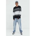 Hollister Co. pulover barbati, culoarea negru, light