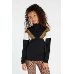 Protest bluza copii culoarea negru, modelator