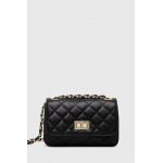 Answear Lab poseta de piele culoarea negru