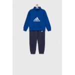 Adidas Performance bluza copii culoarea albastru marin, cu imprimeu