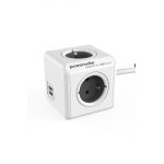 Allocacoc Splitter modular PowerCube Extended USB 1,5 m GREY