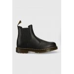 Dr. Martens ghete chelsea de piele 2976 femei, culoarea negru, cu toc plat, izolat DM27829001-Black