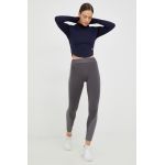 Adidas longsleeve femei, culoarea albastru marin, cu turtleneck