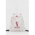 Adidas Performance rucsac culoarea alb, cu imprimeu