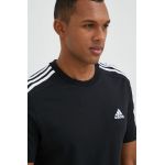 adidas tricou din bumbac culoarea negru, cu imprimeu  IC9334