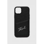 Karl Lagerfeld husă pentru telefon iPhone 14 Plus 6,7" culoarea negru