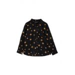 Mini Rodini camasa de bumbac pentru copii culoarea negru