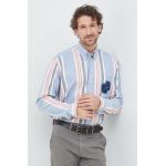 BOSS camasa din bumbac BOSS ORANGE barbati, cu guler button-down, regular
