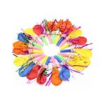 Baloane cu fluier multicolore 50/ punga Engros