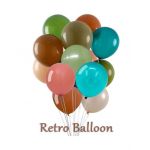 Baloane de latex jumbo Retro 45 cm Engross