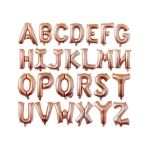 Balon Folie Litera Rose Gold 40cm Engros