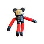 Jucarie antistres pop tubes, cu figurina tip mickey mouse cu lumini, 25 cm, multicolor, +3ani, en-gros