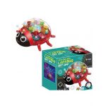 Jucărie interactivă BUBURUZĂ cu proiecție de lumini multicolore, Gear Ladybug, rotativă, cu sunete, 18×16cm,+3ani, en-gros.