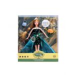 Papusa EMILY 30 cm cu floare si geanta Engros