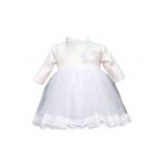 Rochie botez, model Geta, culoare alba, en-gros