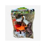 Set 6 animale domestice, Farm Set, multicolor, 29×21.5cm, +3ani, en-gros