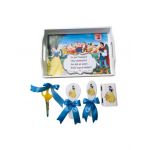 Set taiere mot, 5 piese, model Alba ca Zapada, en-gros