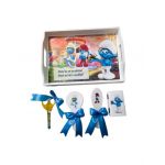 Set taiere mot, 5 piese, model Strumfi, en-gros