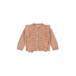 Konges Sløjd cardigan copii culoarea roz, light