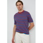 PS Paul Smith tricou din bumbac culoarea bordo, modelator