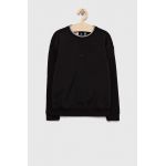 Adidas bluza copii culoarea negru, neted