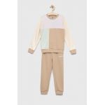 Adidas Originals trening copii culoarea bej