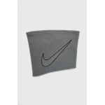 Nike fular impletit culoarea gri, cu imprimeu