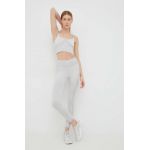 Puma colanți x VOGUE femei, culoarea gri, neted 536694-43