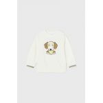 Mayoral bluza bebe culoarea alb, cu imprimeu