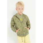 Mayoral bluza copii culoarea verde, cu glugă, modelator