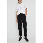 adidas by Stella McCartney pantaloni de trening femei, culoarea negru, uni HR2208